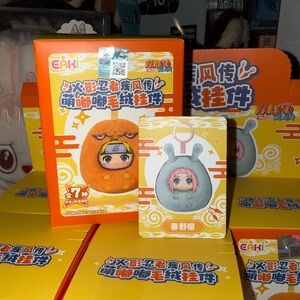 Naruto Fluffy Mascot Keychain – Sakura Haruno